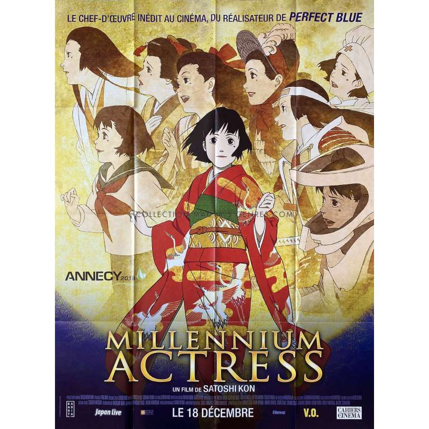 MILLENNIUM ACTRESS Affiche de film- 120x160 cm. - 2001/R2016 - Miyoko Shôji, Satoshi Kon