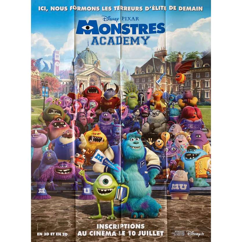 MONSTERS UNIVERSITY Movie Poster- 47x63 in. - 2013 - Dan Scanlon, 0