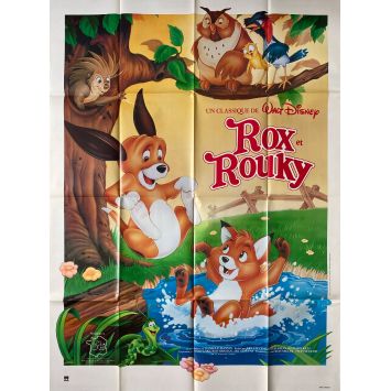 THE FOX AND THE HOUND Movie Poster- 47x63 in. - 1981/R1990 - Walt Disney, Mickey Rooney
