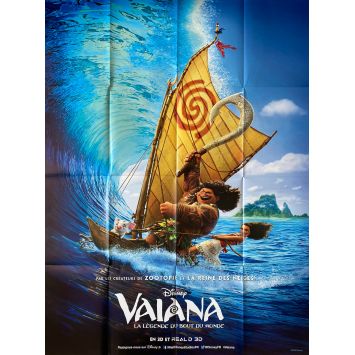 VAIANA Movie Poster- 47x63 in. - 2016 - Disney, Dwayne Johnson