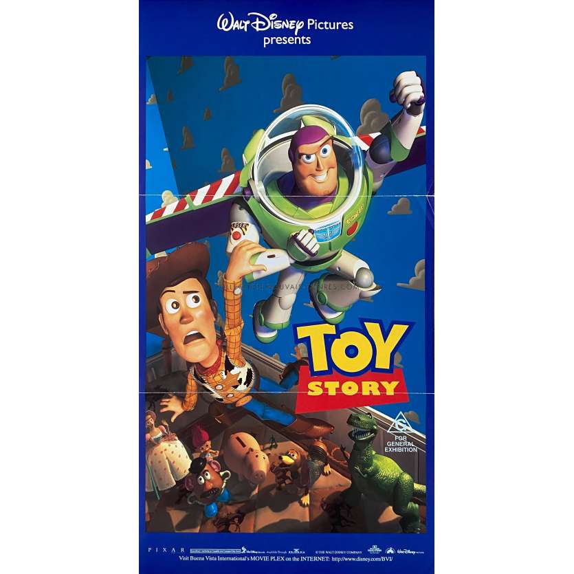 TOY STORY Movie Poster- 13x30 in. - 1995 - Pixar, Tom Hanks