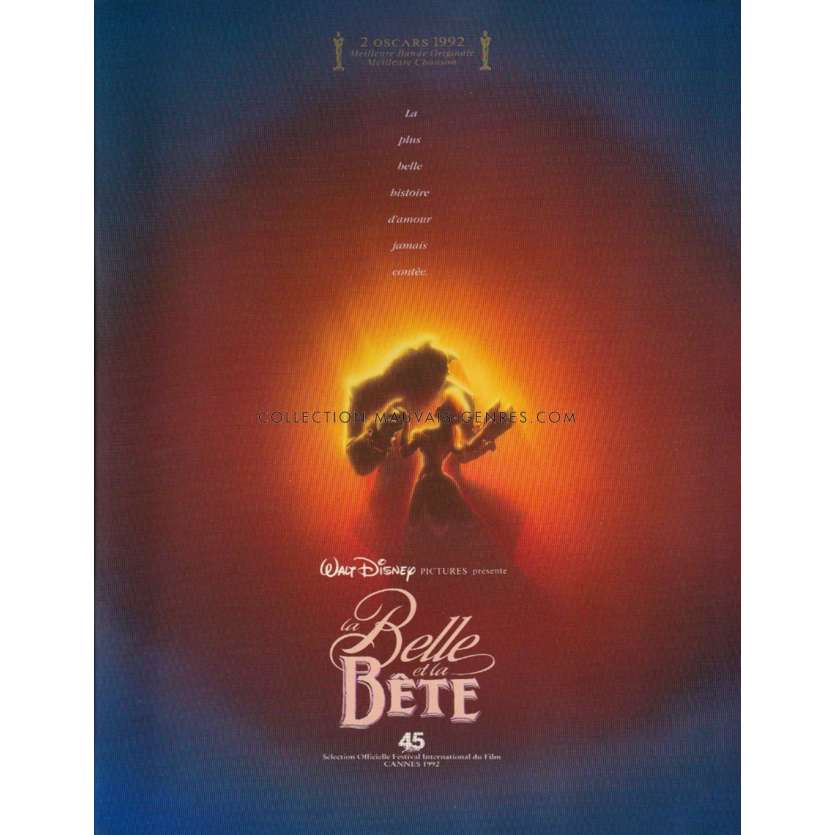 LA BELLE ET LA BETE (DISNEY) Dossier de presse 32p - 21x30 cm. - 1991 - Paige O'Hara, Walt Disney
