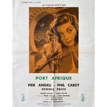 PORT AFRIQUE Movie Poster- 20x28 in. - 1956 - Rudolph Maté, Pier Angeli