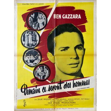 DEMAIN CE SERONT DES HOMMES Affiche de film- 60x80 cm. - 1957 - Ben Gazzara, Jack Garfein