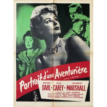 PORTRAIT D'UNE AVENTURIERE Affiche de film- 60x80 cm. - 1956 - Arlene Dahl, Ken Hughes