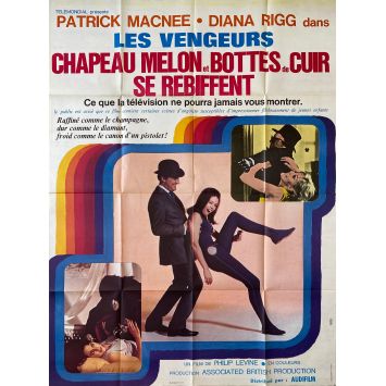 CHAPEAU MELON ET BOTTES DE CUIR SE REBIFFENT Affiche de film- 120x160 cm. - 1968 - Diana Rigg, Patrick MacNee, Philip Levine CHAPEAU MELON ET BOTTES DE CUIR SE REBIFFENT Affiche de film- 120x160 cm. - 1968 - Diana Rigg, Patrick MacNee, Philip Levine