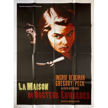 SPELLBOUND Movie Poster- 47x63 in. - 1945/R1980 - Alfred Hitchcock, Ingrid Bergman