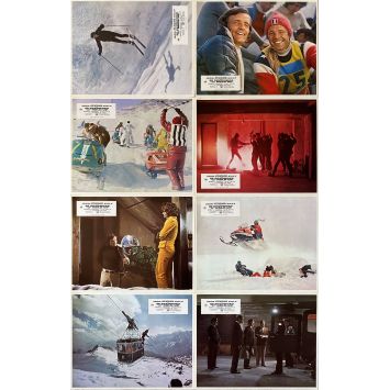 SNOW JOB Lobby Cards x8 - 9x12 in. - 1972 - George Englund, Jean-Claude Killy