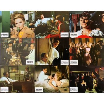 THE DETECTIVE Lobby Cards x9 - Set B - 9x12 in. - 1968 - Gordon Douglas, Frank Sinatra