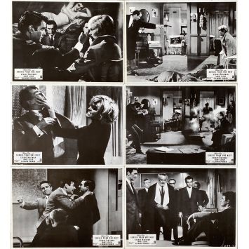 SURSIS POUR UNE NUIT Photos de film x6 - 21x30 cm. - 1966 - Stuart Whitman, Janet Leigh, Robert Gist