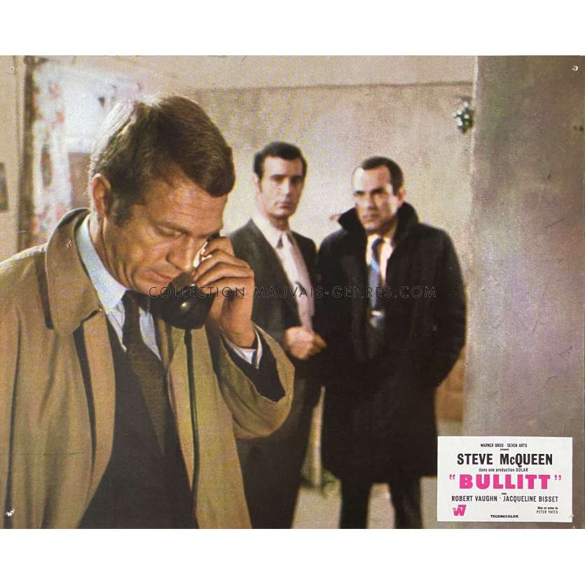 BULLITT Lobby Card N08 - 9x12 in. - 1968 - Peter Yates, Steve McQueen