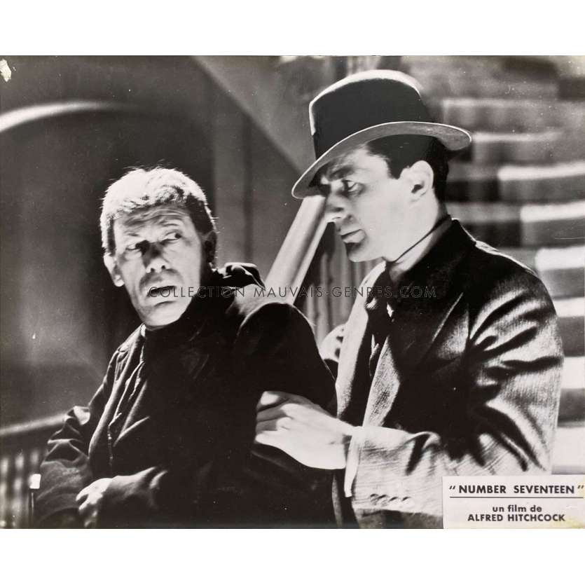 NUMBER SEVENTEEN Lobby Card N3 - 10x12 in. - 1932/R1970 - Alfred Hitchcock, Anne Grey