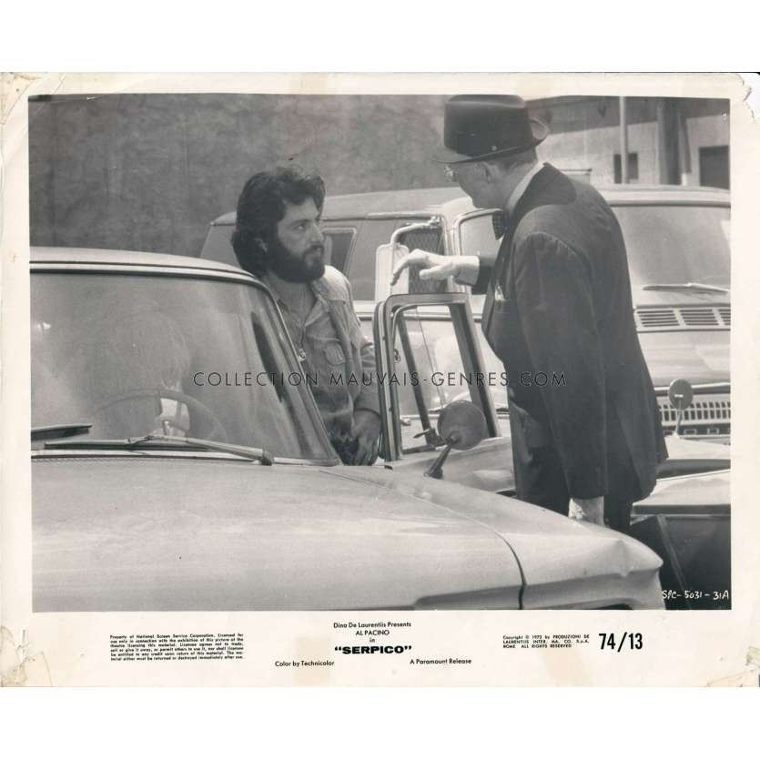 SERPICO Movie Still SPC-5031-31A - 8x10 in. - 1973 - Sydney Lumet, Al Pacino