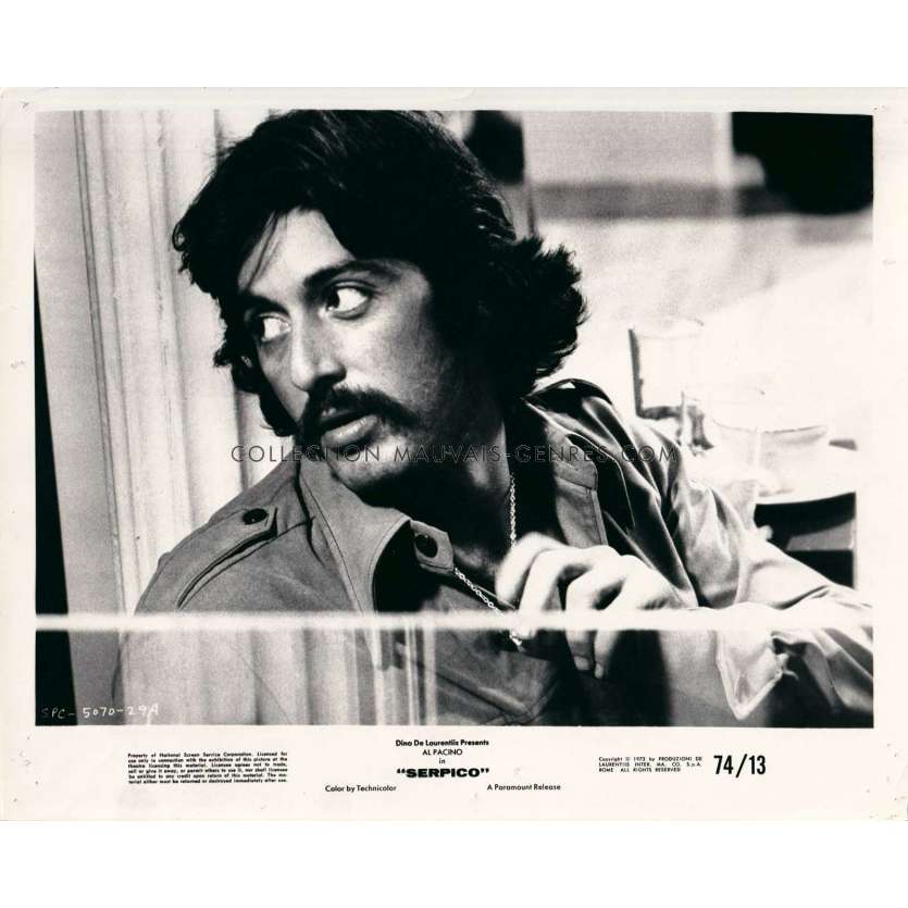 SERPICO Movie Still SPC-5070-29A - 8x10 in. - 1973 - Sydney Lumet, Al Pacino