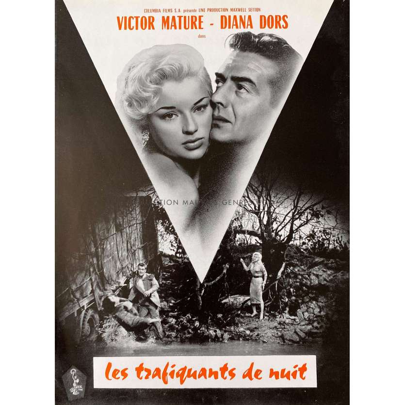 THE LONG HAUL Herald/Trade Ad 2p - 9x12 in. - 1957 - Ken Hugues, Victor Mature, Diana Dors