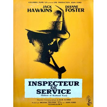 INSPECTEUR DE SERVICE Synopsis 4p - 21x30 cm. - 1958 - Jack Hawkins, John Ford