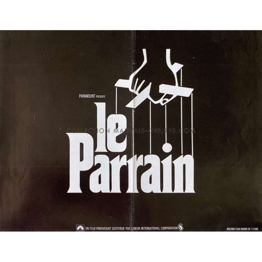 LE PARRAIN Synopsis 4p - 24x30 cm. - 1972 - Marlon Brando, Francis Ford Coppola