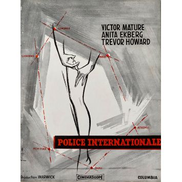 PICKUP ALLEY Pressbook 8p - 10x12 in. - 1957 - John Gilling, Victor Mature, Anita Ekberg