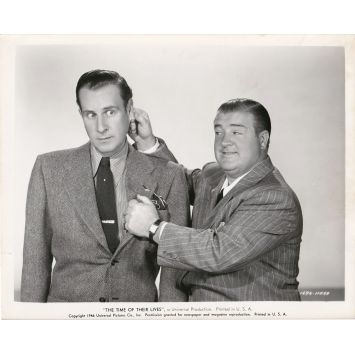 DEUX NIGAUDS DANS LE MANOIR HANTE Photo de presse 1494-110AD - 20x25 cm. - 1946 - Bud Abbott, Lou Costello, Charles Barton