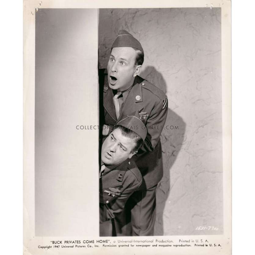 BUCK PRIVATE COME HOME Movie Still 1531-77 - 8x10 in. - 1947 - Charles Barton, Bud Abbott, Lou Costello
