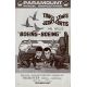 BOEING BOEING Dossier de presse 4p - 21x30 cm. - 1965 - Tony Curtis, Jerry Lewis, John Rich