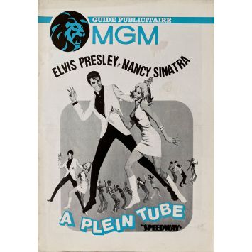 SPEEDWAY Pressbook 4p - 9x12 in. - 1968 - Norman Taurog, Elvis Presley, Nancy Sinatra