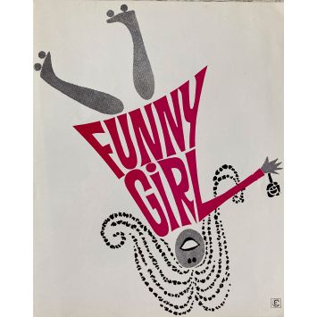 FUNNY GIRL Herald/Trade Ad 4p - 9x12 in. - 1968 - William Wyler, Barbra Streisand
