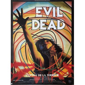 EVIL DEAD Affiche de film- 40x54 cm. - 1981/R1990 - Bruce Campbell, Sam Raimi