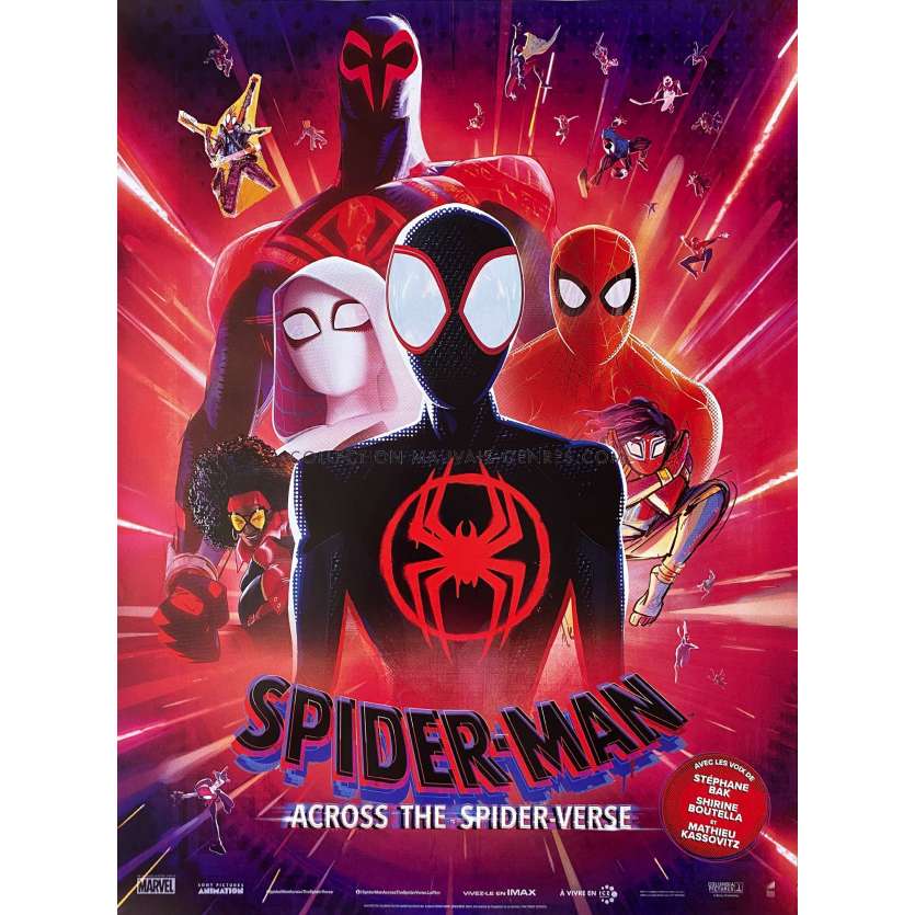 SPIDER-MAN ACROSS THE SPIDER-VERSE Affiche de film- 40x54 cm. - 2023 - Shameik Moore, Joaquim Dos Santos
