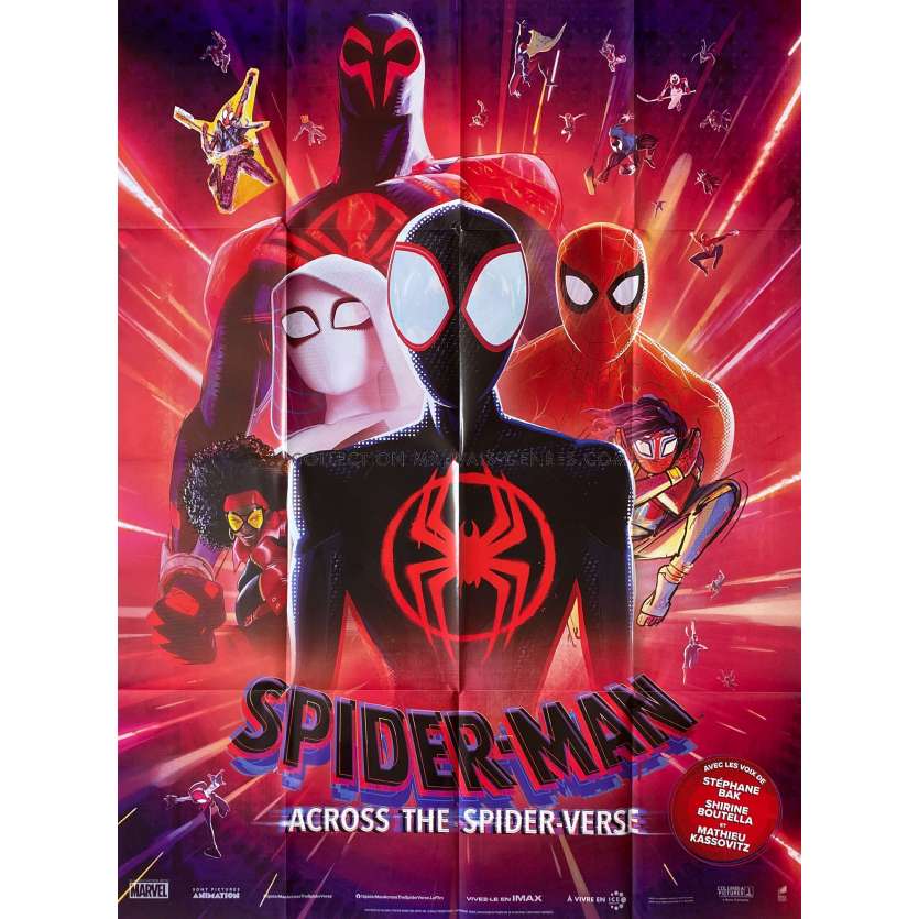 SPIDER-MAN ACROSS THE SPIDER-VERSE Affiche de film- 120x160 cm. - 2023 - Shameik Moore, Joaquim Dos Santos