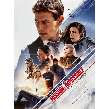 MISSION IMPOSSIBLE : DEAD RECKONING PART 1 Movie Poster- 15x21 in. - 2023 - Christopher Mcquarrie, Tom Cruise