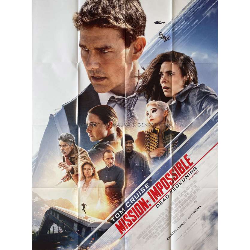 MISSION IMPOSSIBLE : DEAD RECKONING PART 1 Affiche de film- 120x160 cm. - 2023 - Tom Cruise, Christopher Mcquarrie