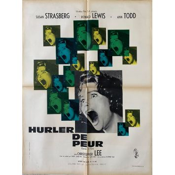 HURLER DE PEUR Affiche de film- 60x80 cm. - 1961 - Susan Strasberg, Seth Holt