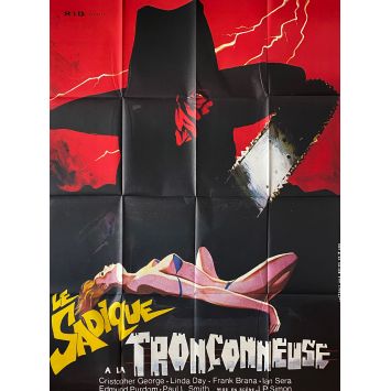 LE SADIQUE A LA TRONÇONNEUSE Affiche de film- 120x160 cm. - 1982 - Christopher George, Juan Piquer Simón