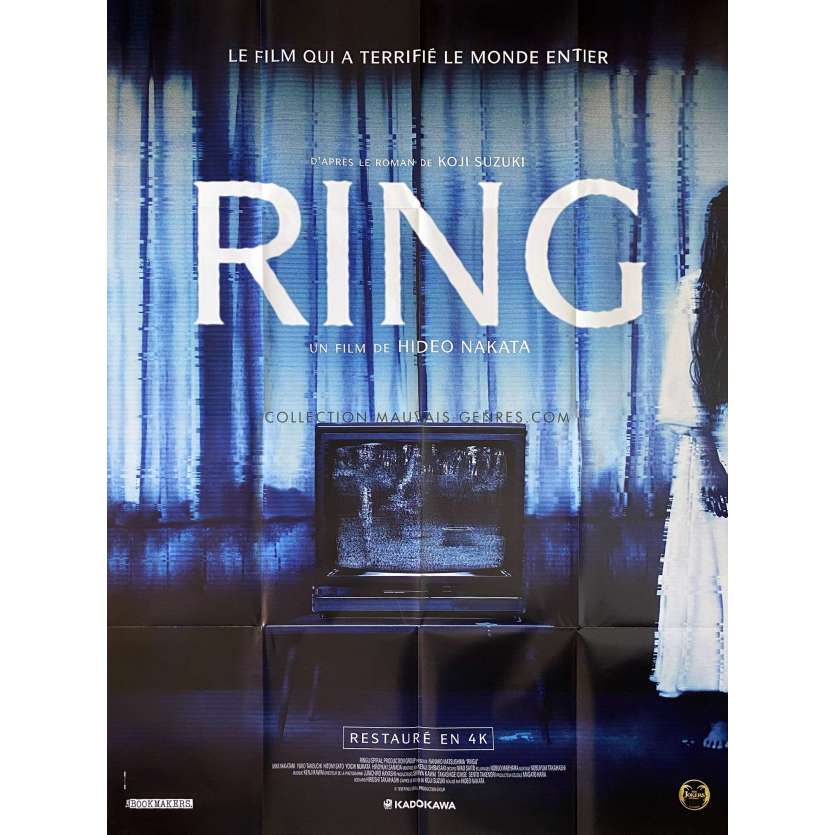 RING Affiche de film- 120x160 cm. - 1996/R2022 - Nanako Matsushima , Hideo Nakata