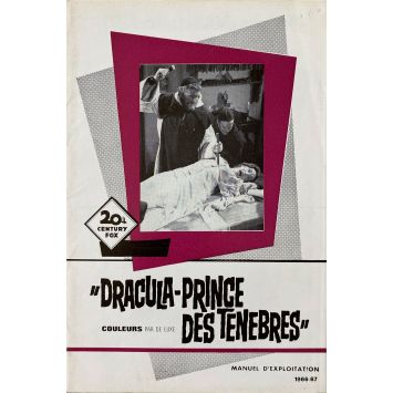 DRACULA PRINCE DES TENEBRES Dossier de presse 6p - 16x24 cm. - 1966 - Christopher Lee, Terence Fisher