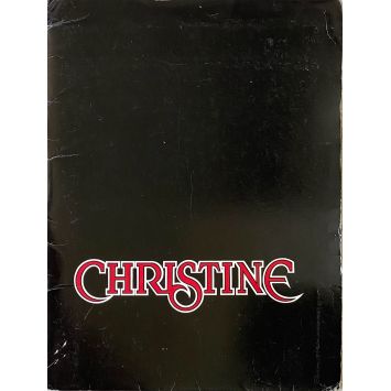 CHRISTINE Pressbook- 9x12 in. - 1983 - John Carpenter, Keith Gordon