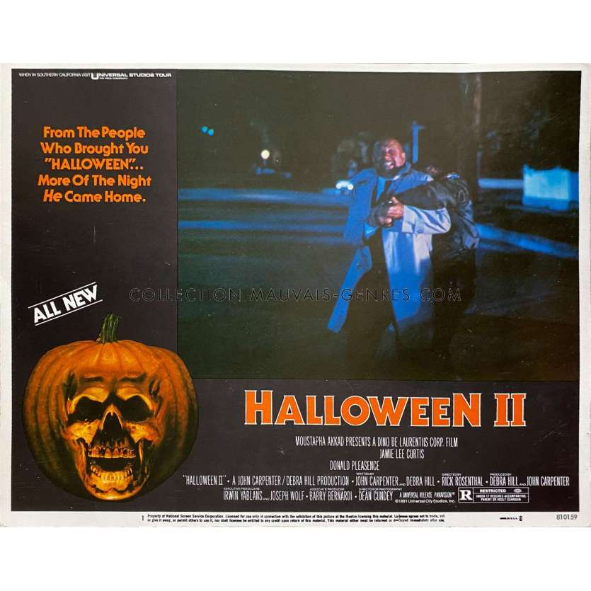 HALLOWEEN II Lobby Card N01 - 11x14 in. - 1981 - Rick Rosenthal, Jamie Lee Curtis