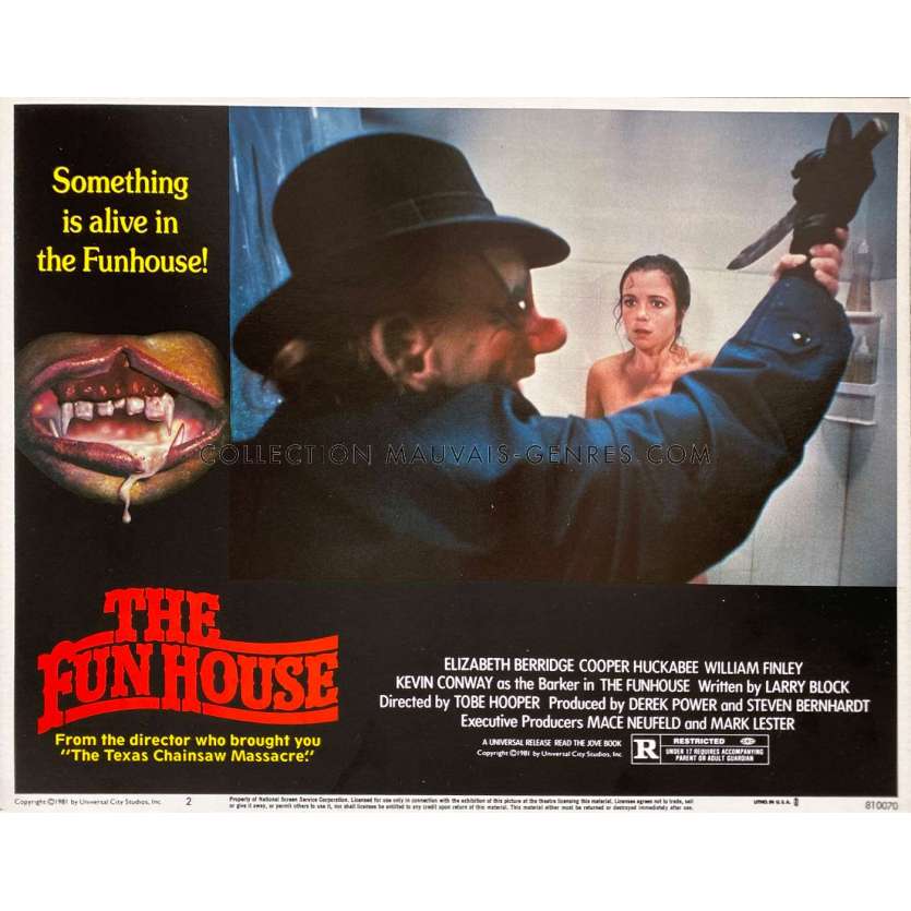 THE FUNHOUSE Lobby Card N02 - 11x14 in. - 1981 - Tobe Hooper, Elisabeth Berridge