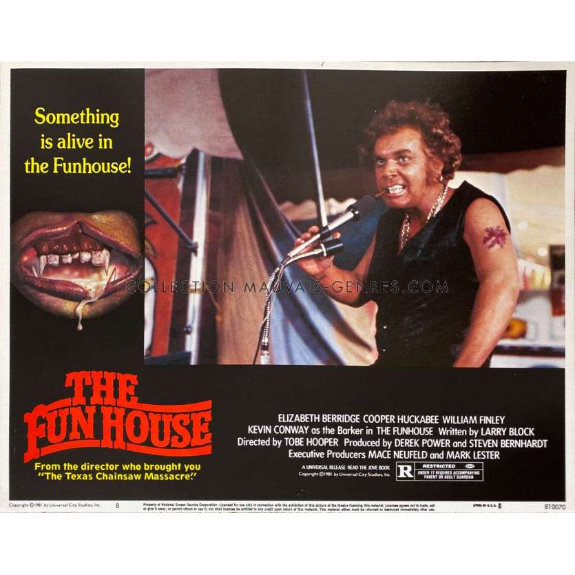 THE FUNHOUSE Lobby Card N08 - 11x14 in. - 1981 - Tobe Hooper, Elisabeth Berridge