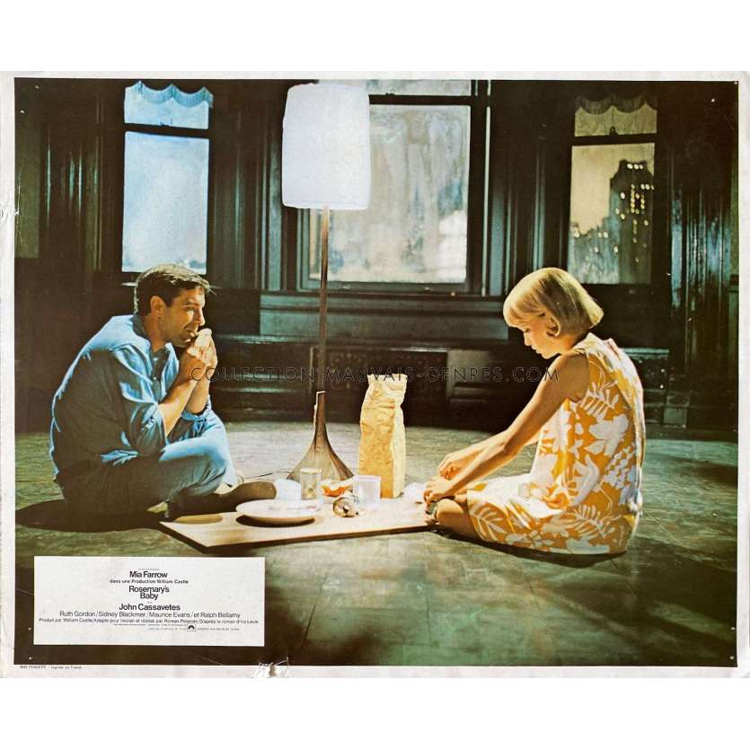 ROSEMARY'S BABY Photo de film N01 - 21x30 cm. - 1968 - Mia Farrow, Roman Polanski