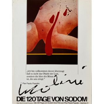 SALO OR THE 120 DAYS OF SODOM Lobby Card N02 - 9x12 in. - 1975 - Pier Paolo Pasolini, Paolo Bonacelli