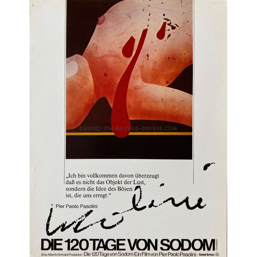 SALO OU LES 120 JOURNEES DE SODOME Photo de film N02 - 21x30 cm. - 1975 - Paolo Bonacelli, Pier Paolo Pasolini