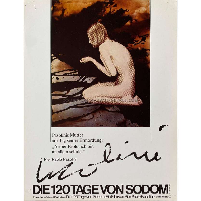 SALO OU LES 120 JOURNEES DE SODOME Photo de film N04 - 21x30 cm. - 1975 - Paolo Bonacelli, Pier Paolo Pasolini