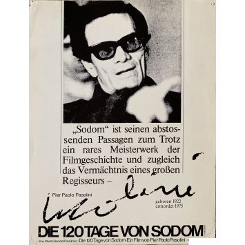 SALO OR THE 120 DAYS OF SODOM Lobby Card N05 - 9x12 in. - 1975 - Pier Paolo Pasolini, Paolo Bonacelli