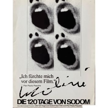 SALO OU LES 120 JOURNEES DE SODOME Photo de film N06 - 21x30 cm. - 1975 - Paolo Bonacelli, Pier Paolo Pasolini