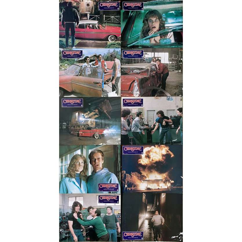 CHRISTINE Photos de film x10 - 21x30 cm. - 1983 - Keith Gordon, John Carpenter