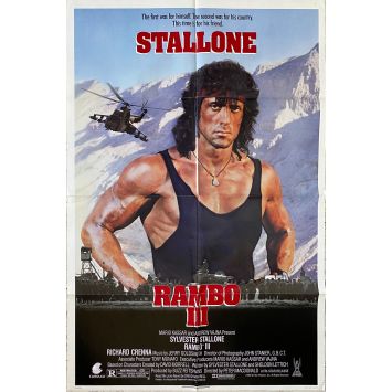 RAMBO 3 Affiche de film- 69x104 cm. - 1988 - Richard Crenna, Sylvester Stallone