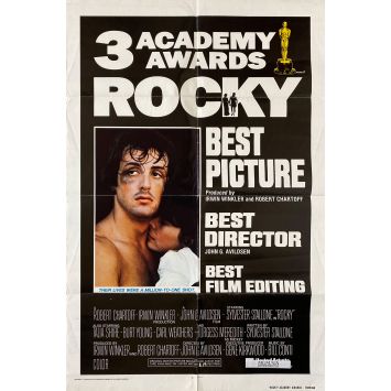 ROCKY Affiche de film intl - Awards - 69x104 cm. - 1976 - Sylvester Stallone, John G. Avildsen