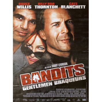 BANDITS Movie Poster- 15x21 in. - 2001 - Barry Levinson, Bruce Willis, Cate Blanchett